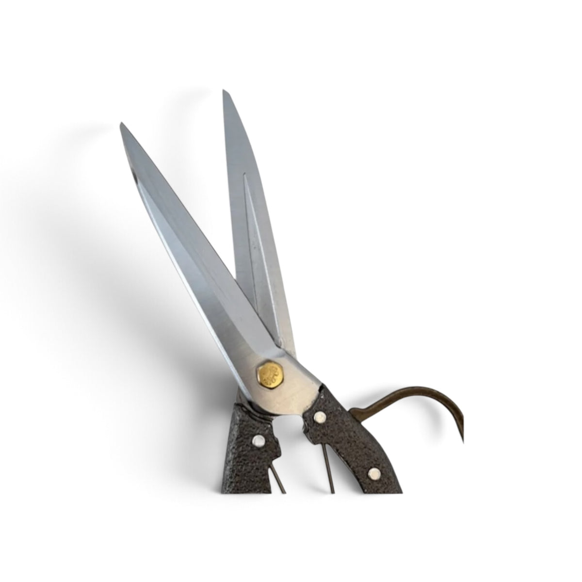 Nishigaki Pro 200 Single-Handed Hedge Shears With Guard Total Length & Blade: 270mm / 120mm Hard-Chrome Plated High-Carbon Cutlery Steel [High-Tech Machine-Forged / Ultra-Lightweight Aluminum Handle / Mirror Finish Blades / Sap & Rust Resistant]