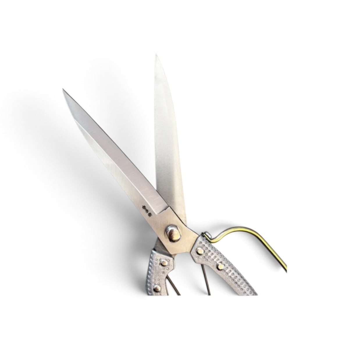 Onotetsu Single-Handed Hedge Shears With Guard Total Length & Blade: 290mm / 145mm Full-Hardened High-Carbon Cutlery Steel [Lightweight Aluminum Handles / Double-Edge Practical Model / Smooth Engagement]