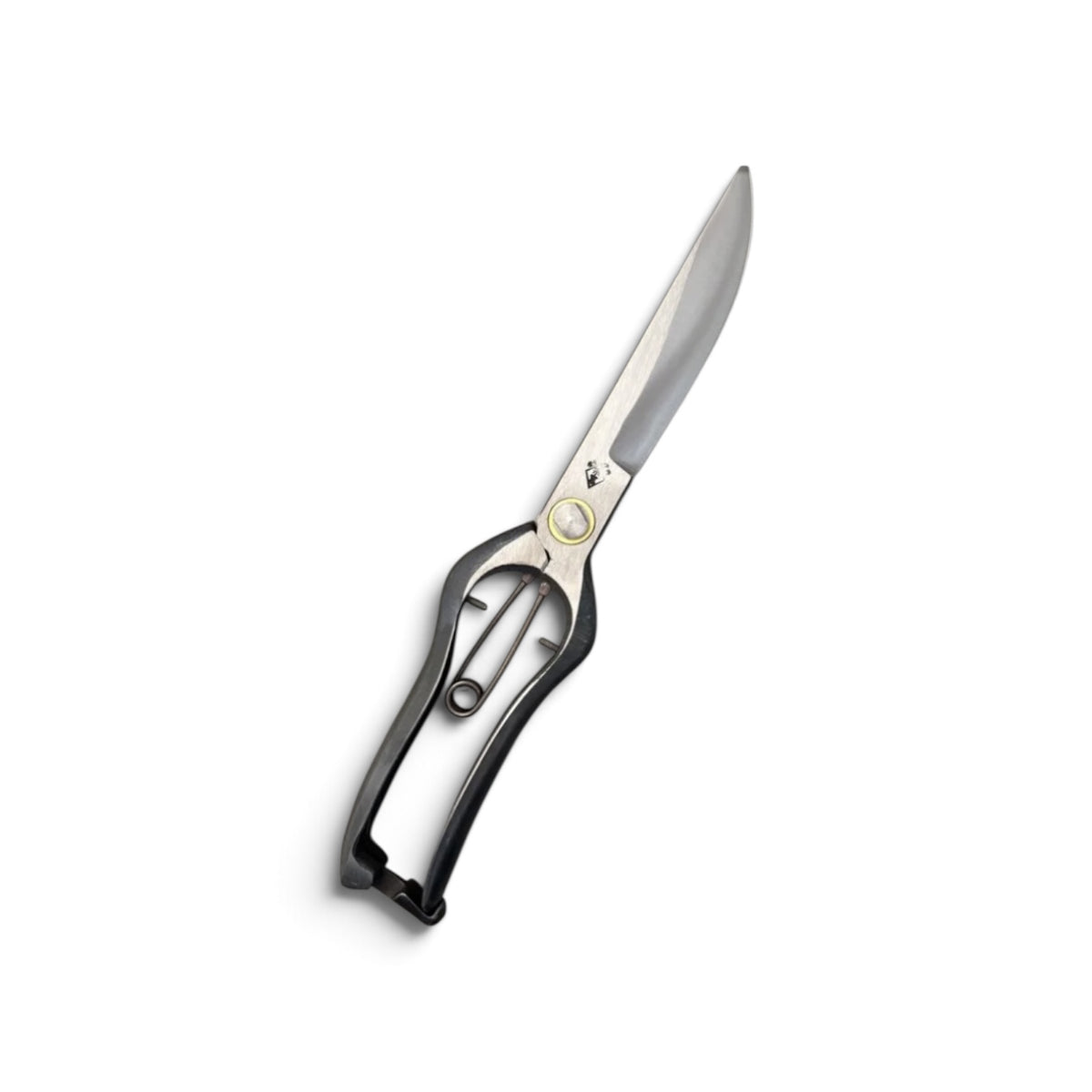 Sokan Single-Edged Single-Handed Hedge Shears Without Guard Total Length & Blade: 270mm / 130mm Carbon Special Cutlery Steel [Traditional Hand-Forged Scratch / Hollow Ground Back / Twisted Blade / Screw Joint / Heavy-Duty Branch Cutting / Smooth Engage]