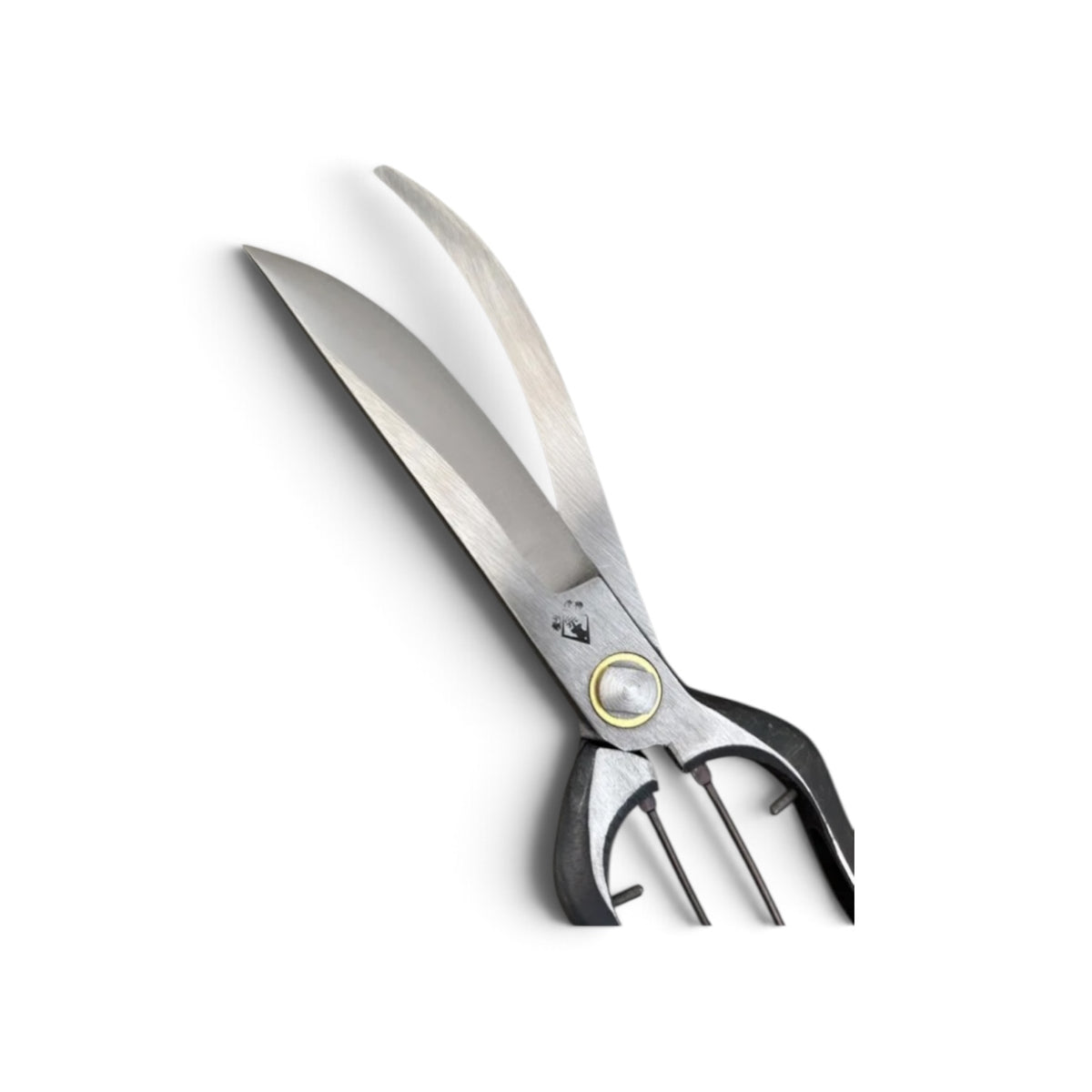 Sokan Single-Edged Single-Handed Hedge Shears Without Guard Total Length & Blade: 270mm / 130mm Carbon Special Cutlery Steel [Traditional Hand-Forged Scratch / Hollow Ground Back / Twisted Blade / Screw Joint / Heavy-Duty Branch Cutting / Smooth Engage]