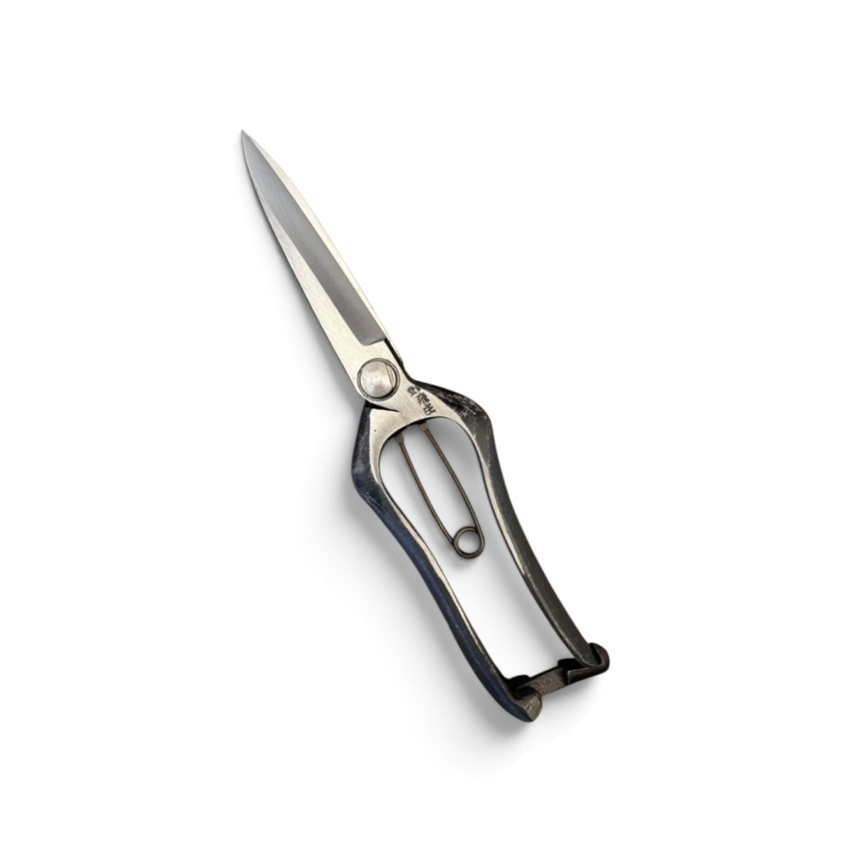 Tobisho Pine Trimming Shears Without Guard Total Length & Blade: 230mm / 102mm High-Carbon Cutlery Steel [Traditional Hand-Forged from scratch / Hollow Ground Back / Twisted Blade / Screw Joint / Delicate Pine Pruning / Smooth Engagement]
