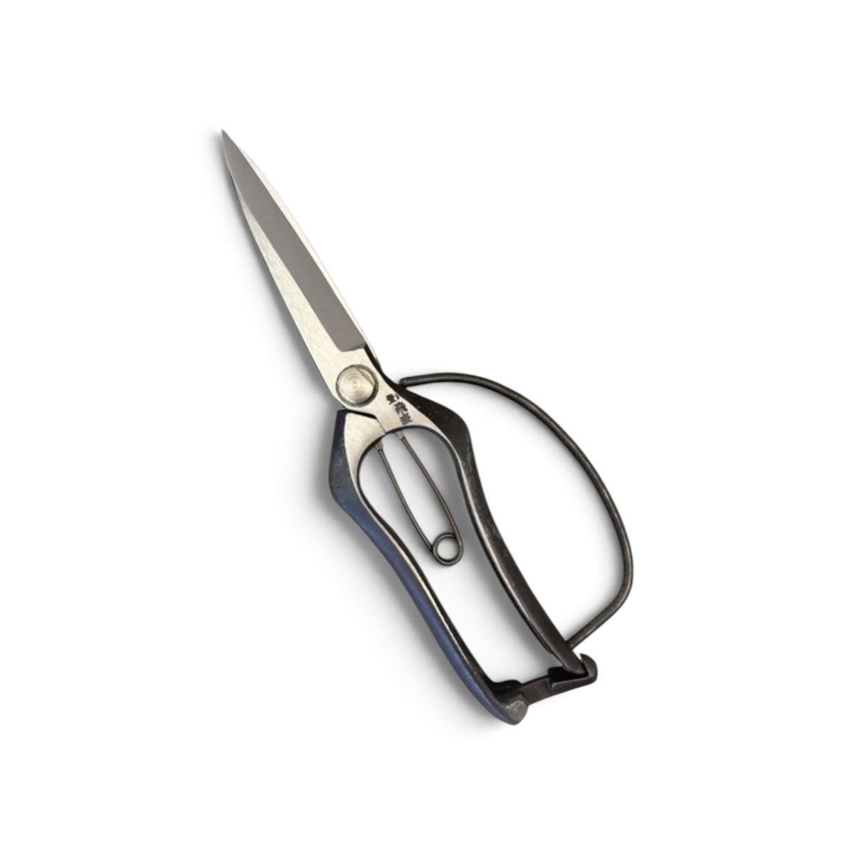 Tobisho Pine Trimming Shears With Guard Total Length & Blade: 230mm / 102mm High-Carbon Cutlery Steel [Traditional Hand-Forged from scratch / Hollow Ground Back / Twisted Blade / Screw Joint / Delicate Pine Pruning / Smooth Engagement]