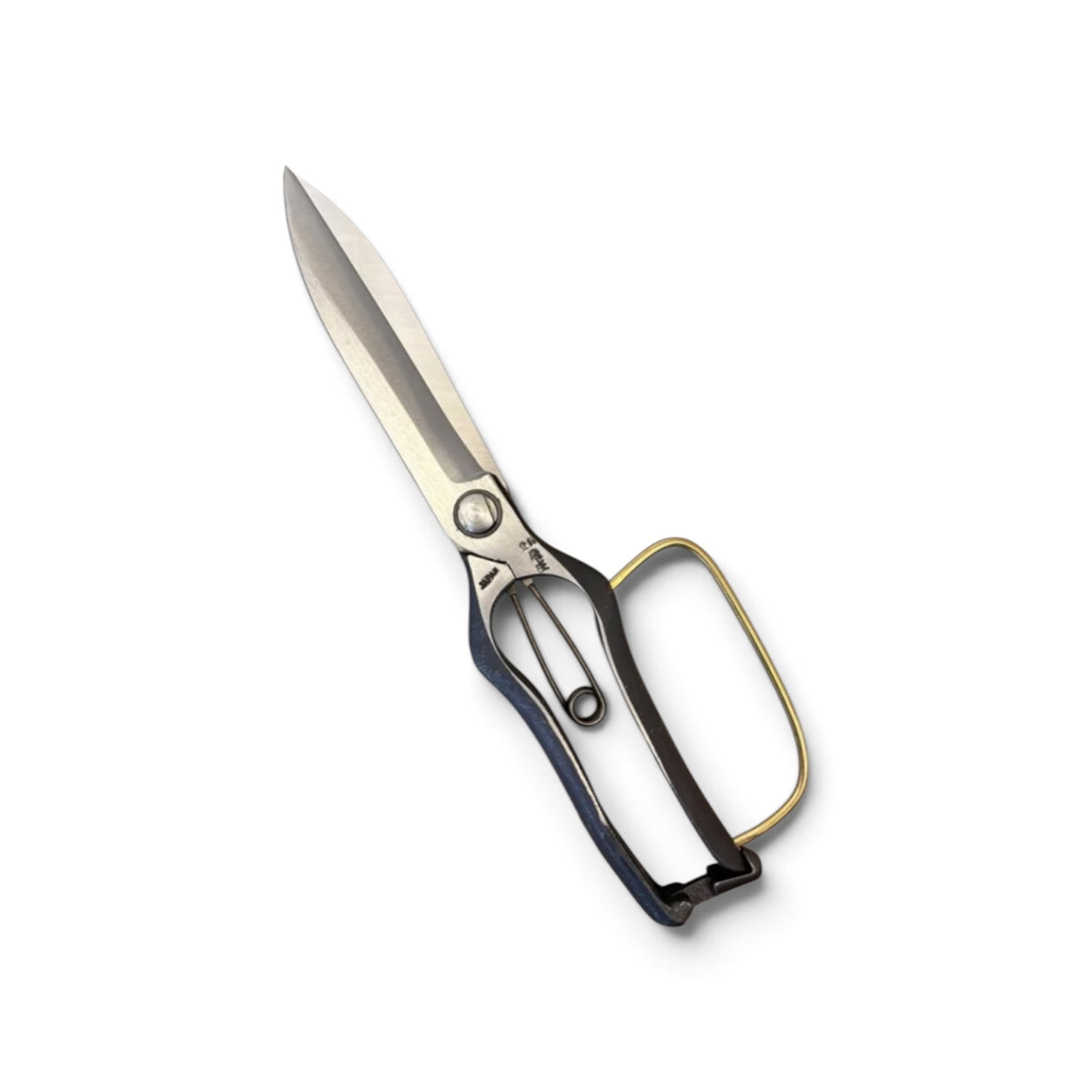 Tobisho Single-Handed Hedge Shears Black Handles With Guard Total Length & Blade: 270mm / 125mm High-Carbon Cutlery Steel [Traditional Hand-Forged from Scratch / Black Finish Handles / Hollow Ground Back / Twisted Blade / Screw Joint / Smooth Engagement]