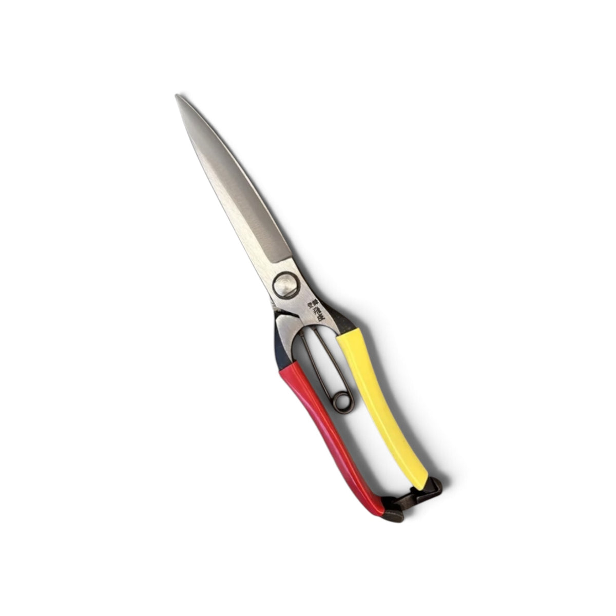 Tobisho Single-Edged Single-Handed Hedge Shears Vinyl-Wrapped Handles Without Guard Total Length & Blade: 270mm / 125mm High-Carbon Cutlery Steel [Traditional Hand-Forged from Scratch / Hollow Ground Buck/ Twisted Blade/ Screw Joint / Heavy-Duty Branch ]