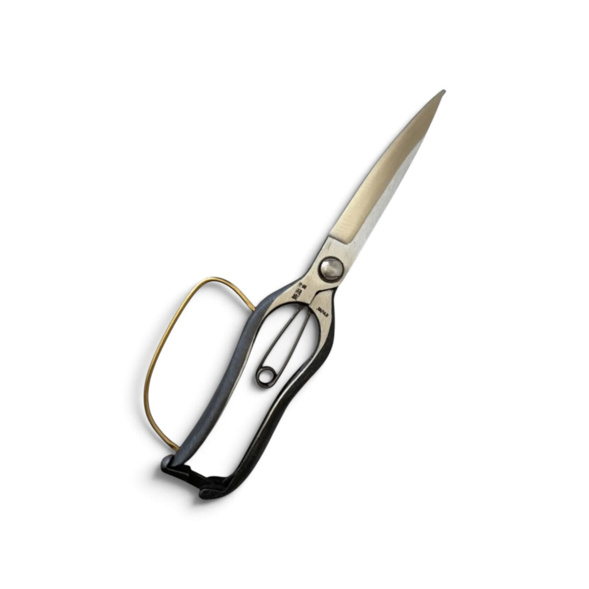 Tobisho Left-Handed Single-Edged Single-Handed Hedge Shears Black Handles With Guard Total Length & Blade: 270mm / 125mm High-Carbon Cutlery Steel [Traditional Hand-Forged from Scratch / Hollow Ground Buck / Twisted Blade / Screw Joint]