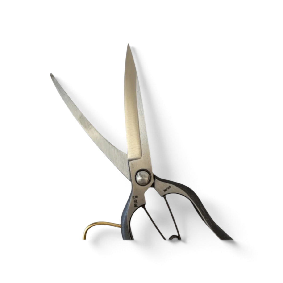 Tobisho Left-Handed Single-Edged Single-Handed Hedge Shears Black Handles With Guard Total Length & Blade: 270mm / 125mm High-Carbon Cutlery Steel [Traditional Hand-Forged from Scratch / Hollow Ground Buck / Twisted Blade / Screw Joint]