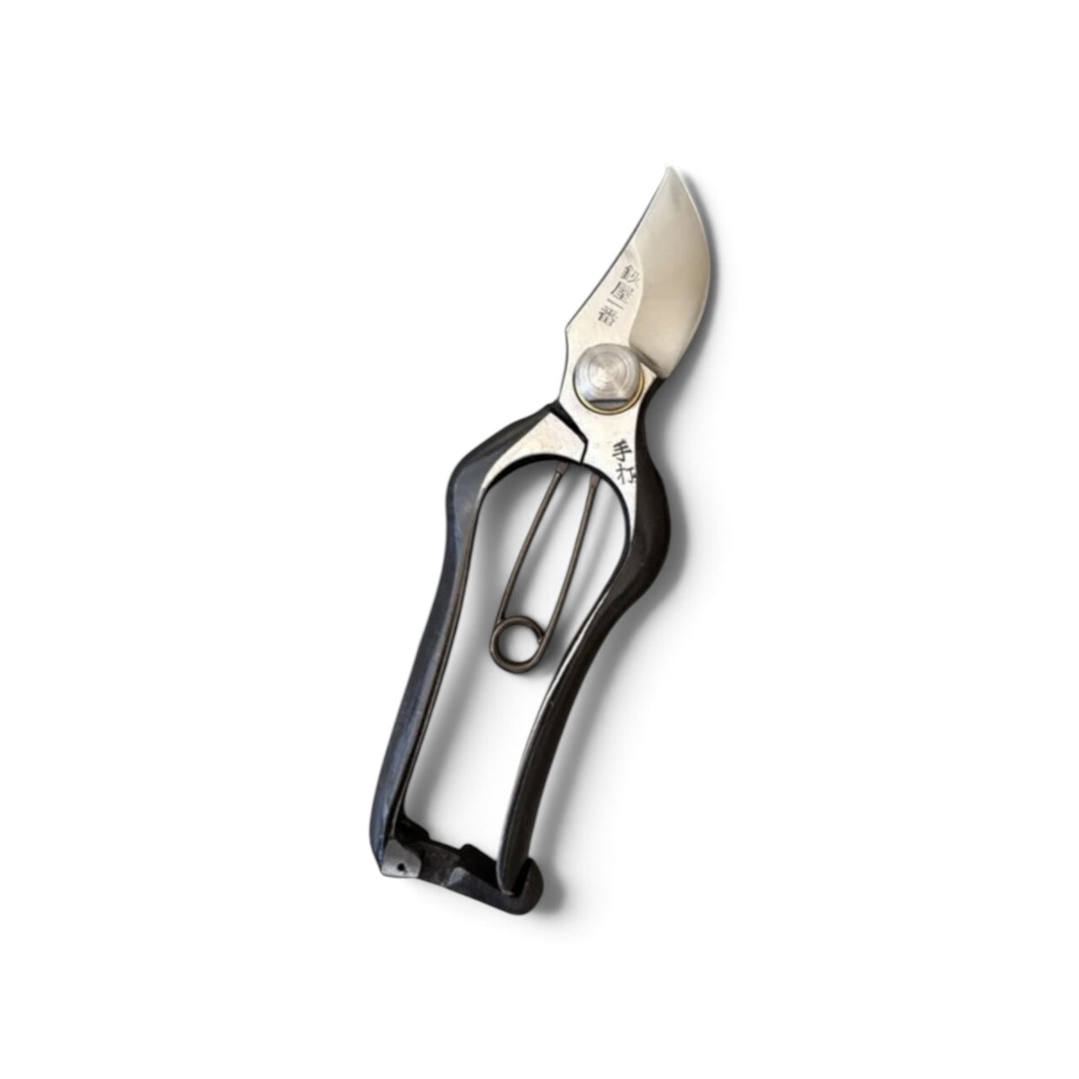 Hasamiya Ichiban Pruning Secateurs B-Type Compact Model Total Length & Blade: 140mm / 44mm High-Carbon Cutlery Steel [Traditional Hand Forged from Scratch / Hollow Ground Back / Twisted Blade / Screw Joint]