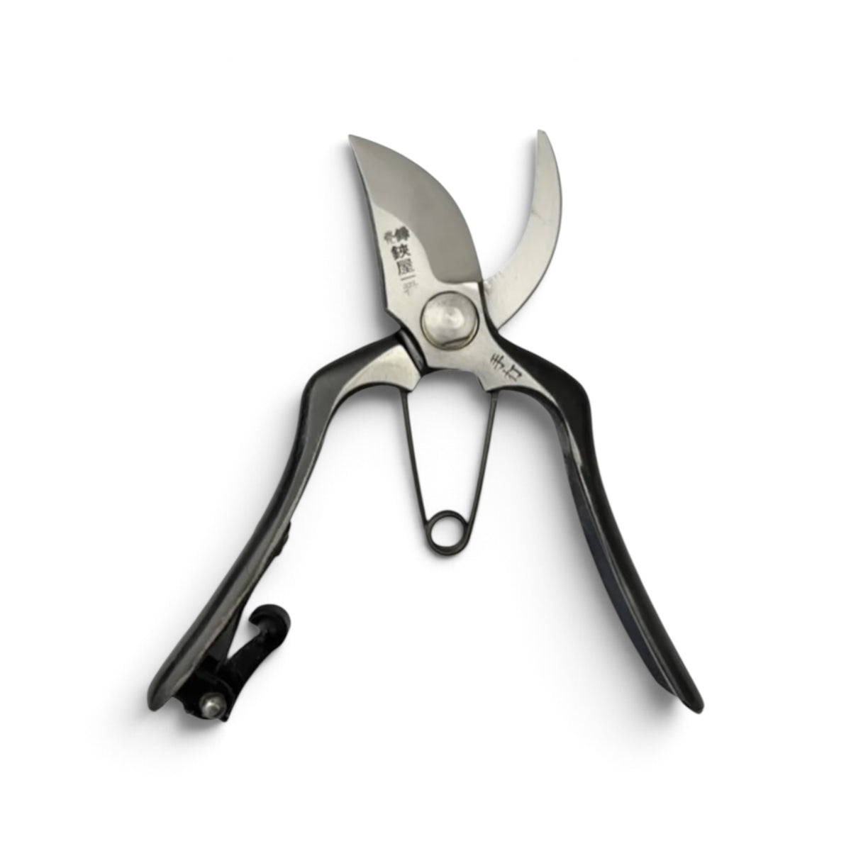 Hasamiya Ichiban Pruning Secateurs B-Type Compact Model Total Length & Blade: 160mm / 51mm High-Carbon Cutlery Steel [Traditional Hand Forged from Scratch / Hollow Ground Back / Twisted Blade / Screw Joint]