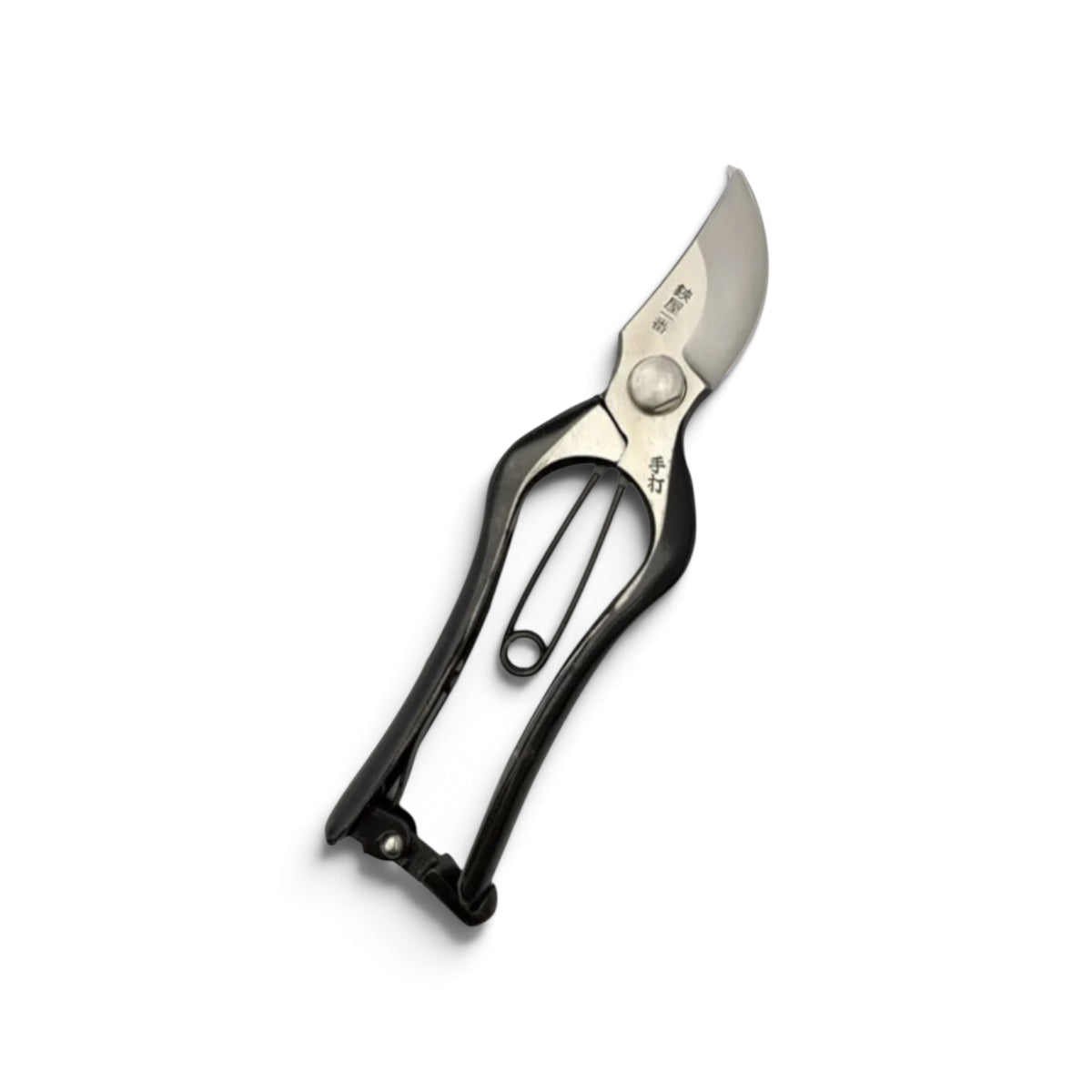 Hasamiya Ichiban Pruning Secateurs B-Type Medium Model Total Length & Blade: 180mm / 56mm High-Carbon Cutlery Steel [Traditional Hand Forged from Scratch / Hollow Ground Back / Twisted Blade / Screw Joint]