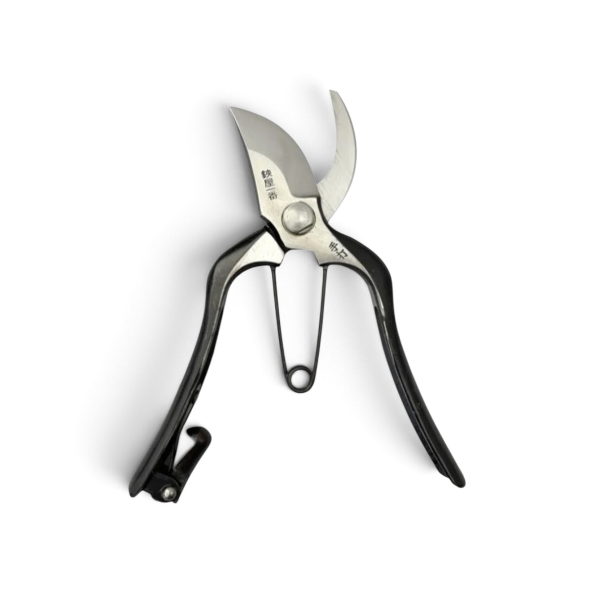 Hasamiya Ichiban Pruning Secateurs B-Type Medium Model Total Length & Blade: 180mm / 56mm High-Carbon Cutlery Steel [Traditional Hand Forged from Scratch / Hollow Ground Back / Twisted Blade / Screw Joint]