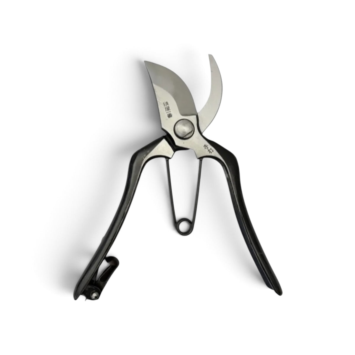 Hasamiya Ichiban Pruning Secateurs B-Type Standard Model Total Length & Blade: 200mm / 63mm High-Carbon Cutlery Steel [Traditional Hand Forged from Scratch / Hollow Ground Back / Twisted Blade / Screw Joint]