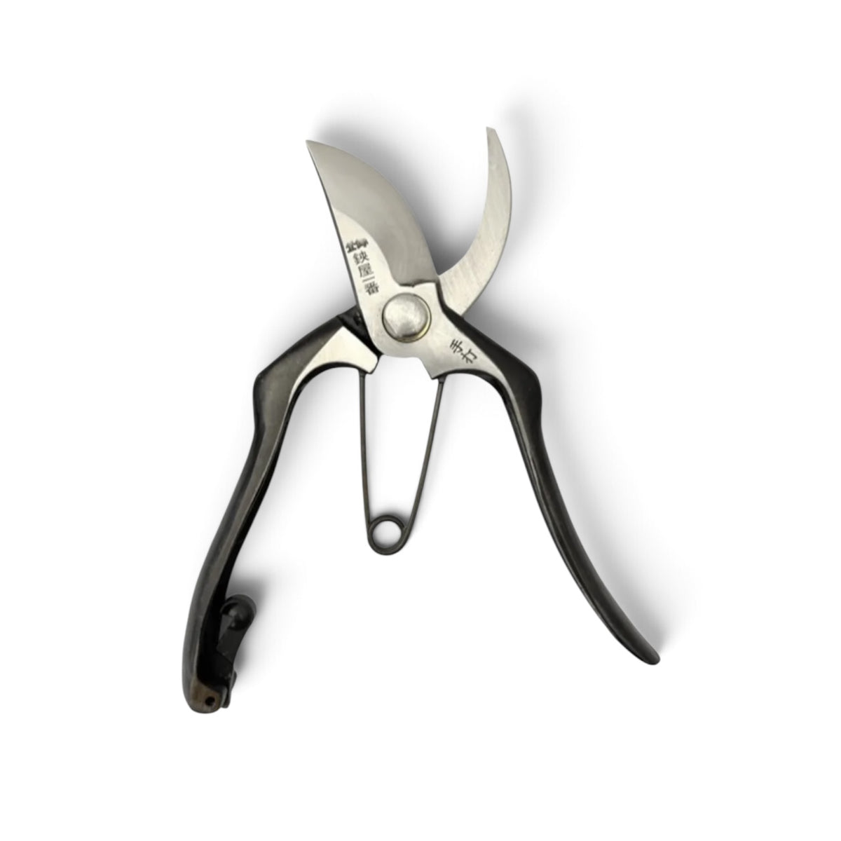 Hasamiya Ichiban Pruning Secateurs SH-Type Ergonomic Handle Model Total Length & Blade: 180mm / 57mm High-Carbon Cutlery Steel [Traditional Hand Forged from Scratch / Hollow Ground Back / Twisted Blade / Screw Joint]