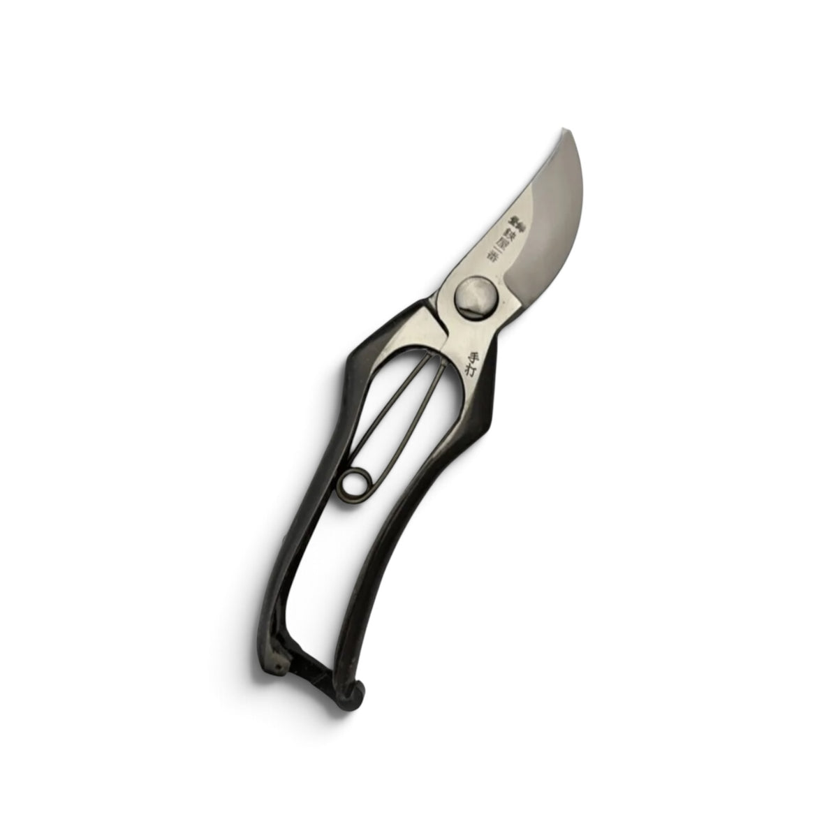 Hasamiya Ichiban Pruning Secateurs SH-Type Ergonomic Handle Model Total Length & Blade: 200mm / 64mm High-Carbon Cutlery Steel [Traditional Hand Forged from Scratch / Hollow Ground Back / Twisted Blade / Screw Joint]
