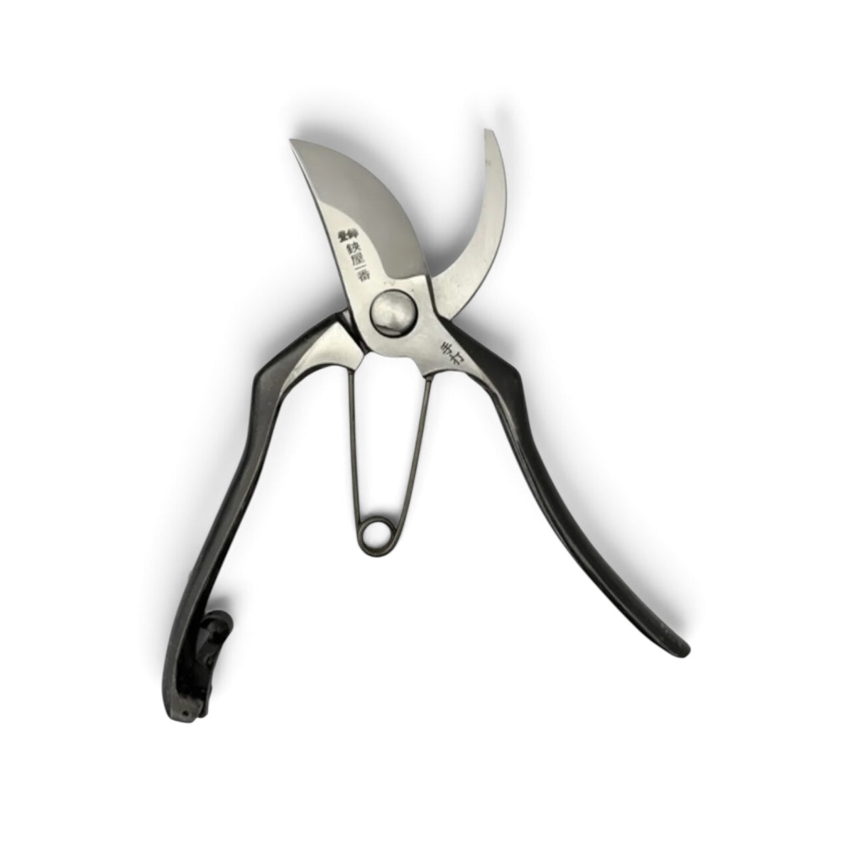 Hasamiya Ichiban Pruning Secateurs SH-Type Ergonomic Handle Model Total Length & Blade: 200mm / 64mm High-Carbon Cutlery Steel [Traditional Hand Forged from Scratch / Hollow Ground Back / Twisted Blade / Screw Joint]