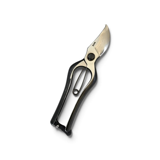 Onotetsu Pruning Secateurs Standard Model Total Length & Blade: 205mm / 68mm Yasuki Damascus Layered Steel [Traditional Hand Forged from scratch / Hollow Ground Back / Twisted Blade / Screw Joint]