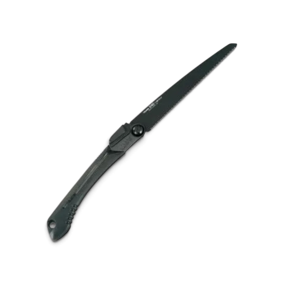Tajima G-SAW 240mm Heavy-Duty Folding Pruning Saw Fluorine Black GK-A240FB [Thick Blade (1.0mm) / Anti-Sap Fluorine Coating / Impulse-Hardened / Set Teeth (Asari) / Dual-Angle Lock]