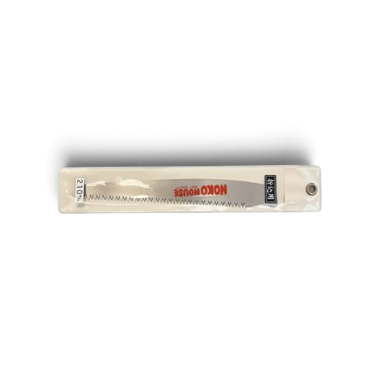 Hishika Noko-House 210mm Hand-Forged Replacement Pruning Saw Blade [Hand-Tempered High-Carbon Steel / Thin Blade Back-Tapered / Resharpenable / Made in Miki, Japan]