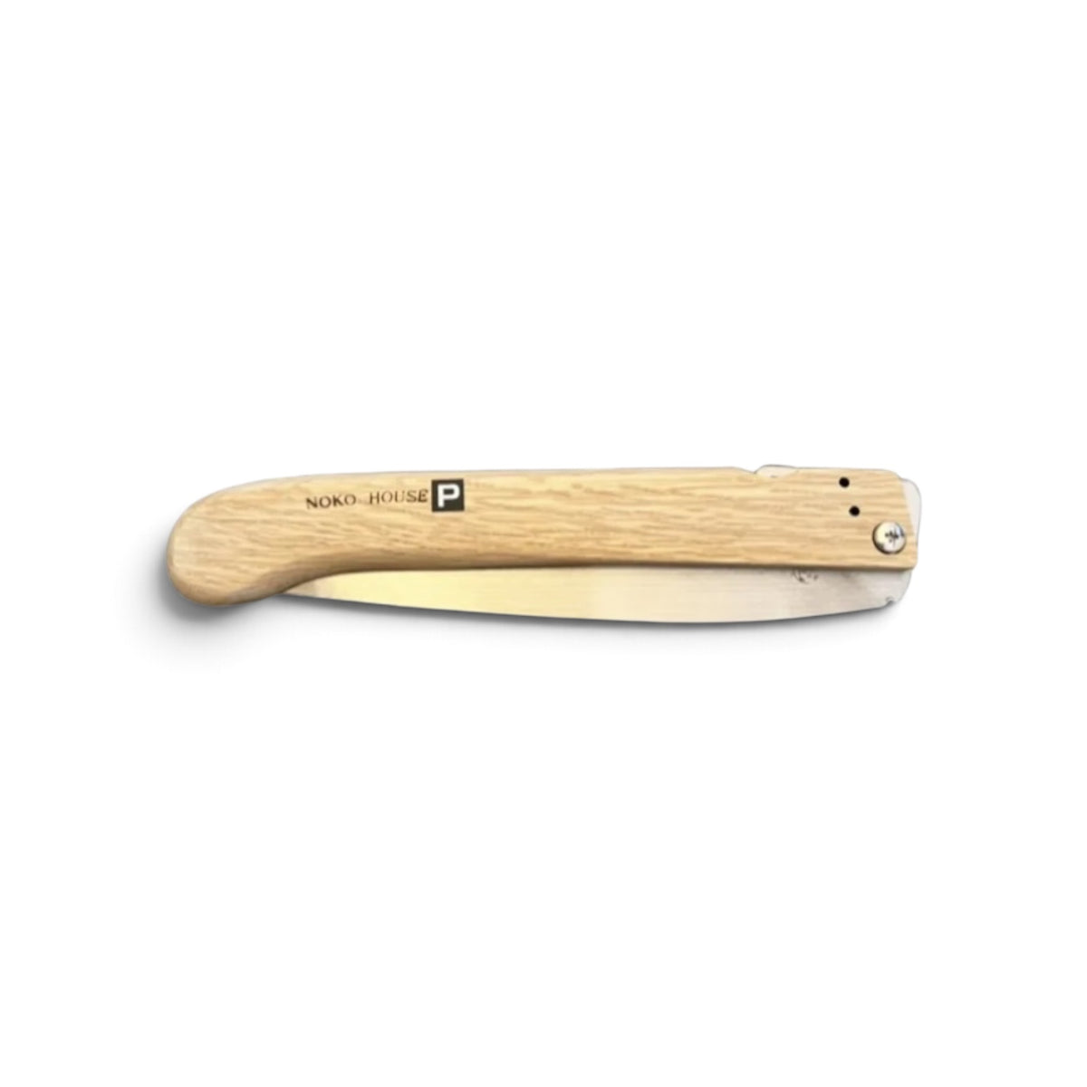 Hishika Noko-House 180mm Hand-Forged Oak Handle Folding Pruning Saw [Traditional Master Blacksmithing / Hand-Tempered High-Carbon Steel / Thin Blade Back-Tapered / Resharpenable / Made in Miki, Japan]