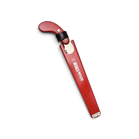 Hishika "Noko-House" 210mm Hand-Forged Polymer Sheath / Painted Wooden Handle Pruning Saw [Optimized-Temper Carbon Steel / Thin Blade Back-Tapered / Resharpenable / Made in Miki, Japan]
