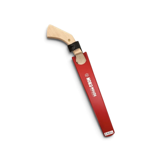 Hishika "Noko-House" 240mm Hand-Forged Polymer Sheath / Japanese beechwood Handle Pruning Saw [Optimized-Temper Carbon Steel / Thin Blade Back-Tapered / Resharpenable / Made in Miki, Japan]