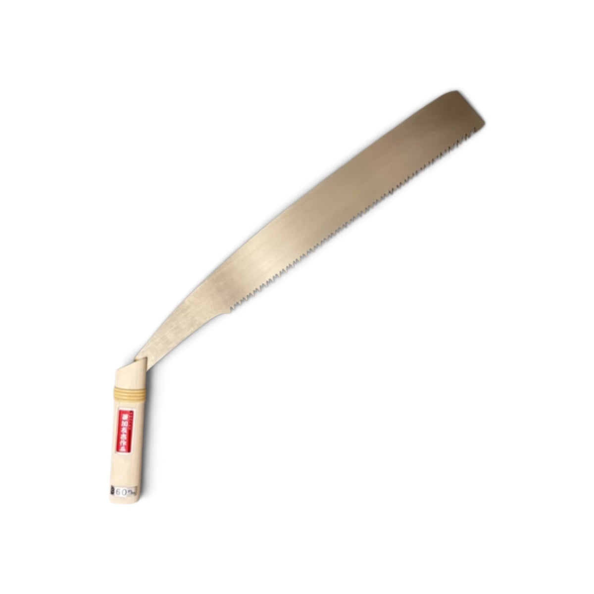 Hishika "Tomokichi Master" 360mm Hand-Forged Temagari Forestry Saw [Graduated Tooth Pitch / Paulownia & Rattan Handle / Back-Tapered High-Carbon Steel / Resharpenable / Made in Miki, Japan]