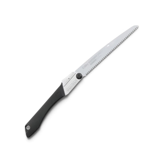 Silky Gomboy 240mm Folding Saw Medium Teeth No.121-24 [Total Length & Blade: 505mm / 240mm / High-Carbon SK4 Steel / Replaceable Blade System / 2-Position Lock / Non-Slip Rubber Handle]