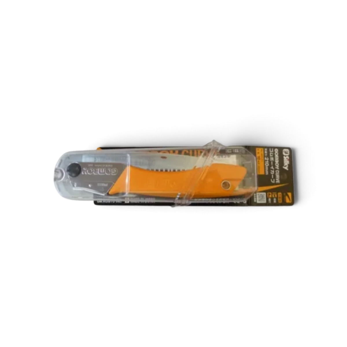 Silky Gomboy Curve 210mm Folding Saw Medium Teeth No.460-21 [Total Length & Blade: 440mm / 210mm / High-Carbon SK4 Steel / Replaceable Blade System / 2-Position Lock / Non-Slip Rubber Handle]