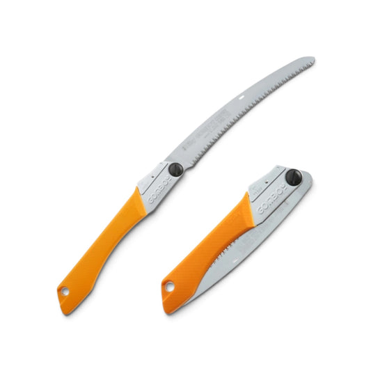 Silky Gomboy Curve 240mm Folding Saw Medium Teeth No.460-24 [Total Length & Blade: 500mm / 240mm / High-Carbon SK4 Steel / Replaceable Blade System / 2-Position Lock / Non-Slip Rubber Handle]