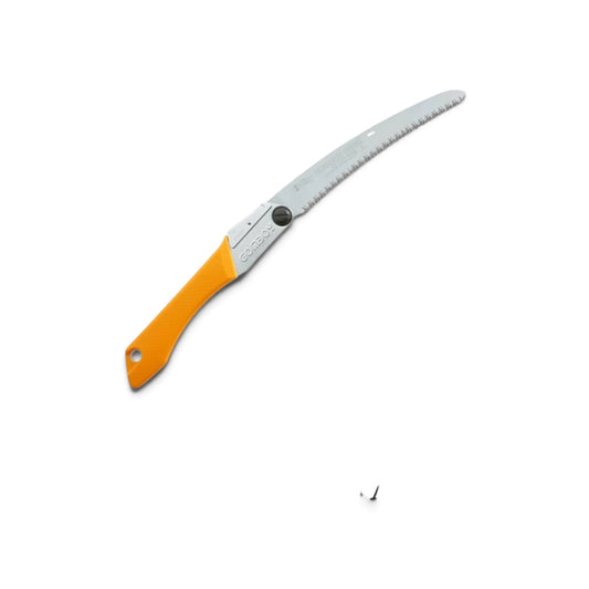 Silky Gomboy Curve 210mm Folding Saw Large Teeth No.463-21 [Total Length & Blade: 440mm / 210mm / High-Carbon SK4 Steel / Replaceable Blade System / 2-Position Lock / Non-Slip Rubber Handle]