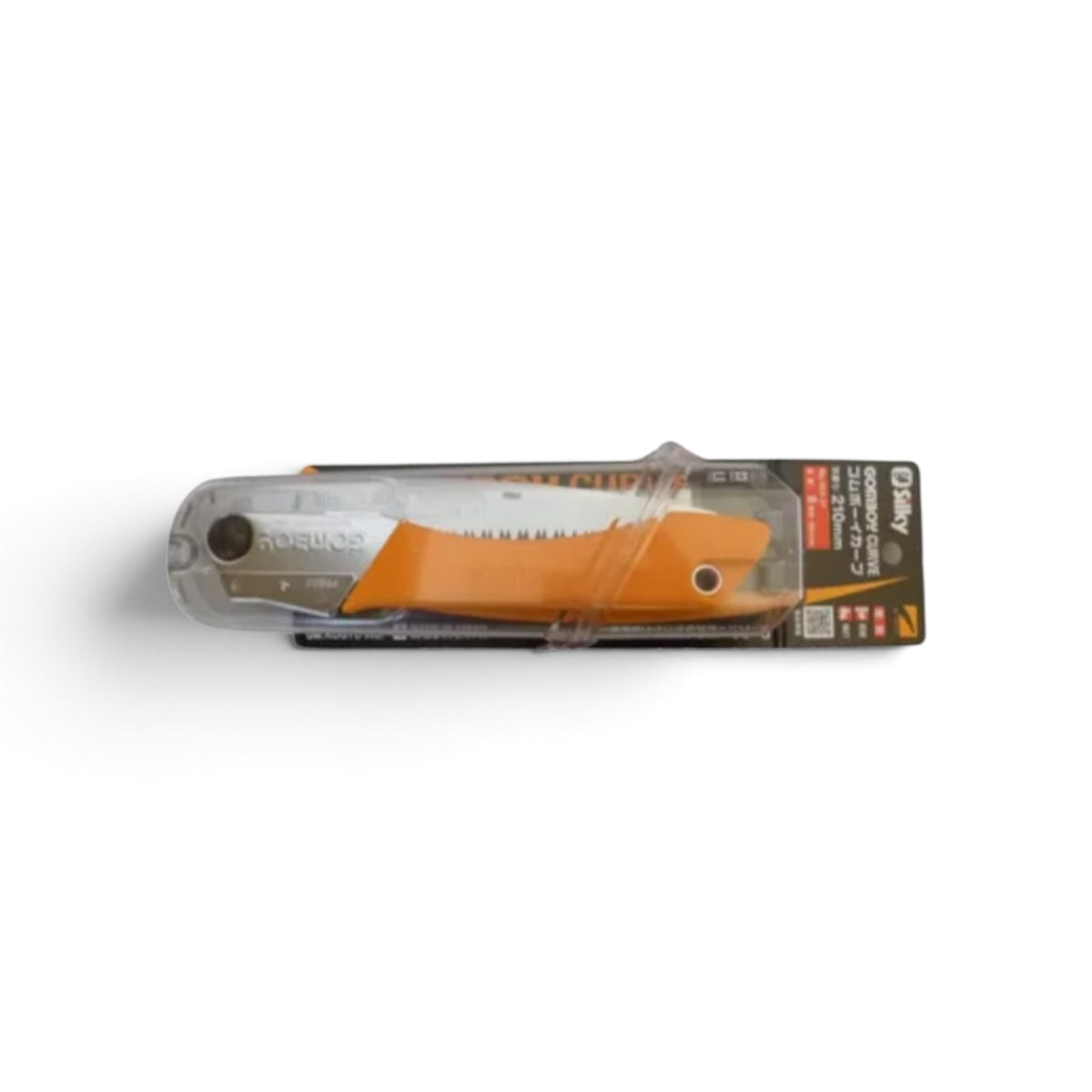 Silky Gomboy Curve 210mm Folding Saw Large Teeth No.463-21 [Total Length & Blade: 440mm / 210mm / High-Carbon SK4 Steel / Replaceable Blade System / 2-Position Lock / Non-Slip Rubber Handle]