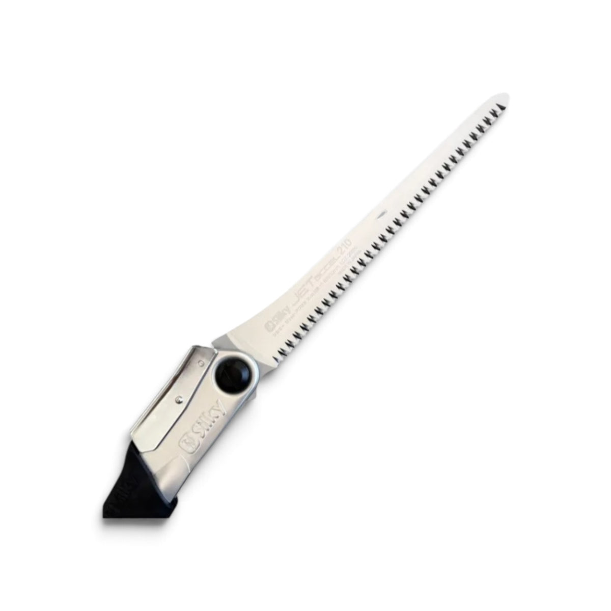 Silky JET ACCEL Slim 210mm Folding Saw Medium Teeth No.139-21 [Total Length & Blade: 450mm / 210mm / High-Carbon SK95 Steel / Ultra-Light Aluminum Handle / Replaceable Blade System / 2-Position Lock]