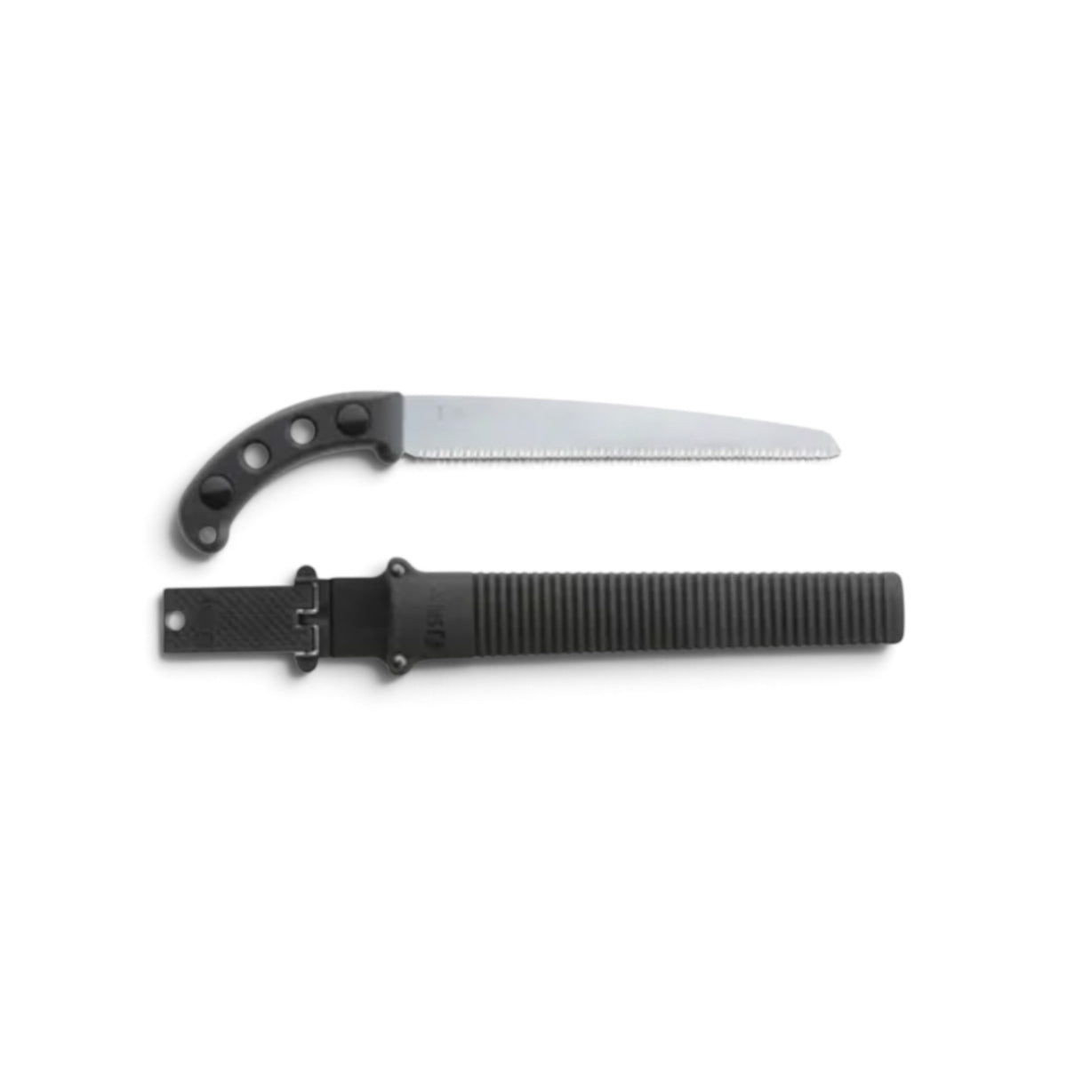 Silky Gomtaro 240mm Straight Sheathed Saw Large Teeth No.102-24 [Total Length & Blade: 365mm / 240mm / High-Carbon SK95 Steel / Full-Tang Monoblade / Vulcanized Rubber Handle / Hard Sheath Included]