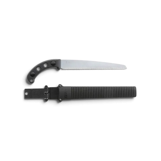 Silky Gomtaro 240mm Straight Sheathed Saw Large Teeth No.102-24 [Total Length & Blade: 365mm / 240mm / High-Carbon SK95 Steel / Full-Tang Monoblade / Vulcanized Rubber Handle / Hard Sheath Included]