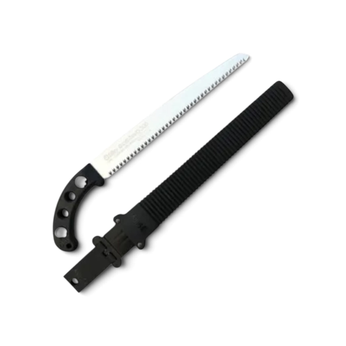 Silky Gomtaro 300mm Straight Sheathed Saw Large Teeth No.102-30 [Total Length & Blade: 435mm / 300mm / High-Carbon SK95 Steel / Full-Tang Monoblade / Vulcanized Rubber Handle / Hard Sheath Included]