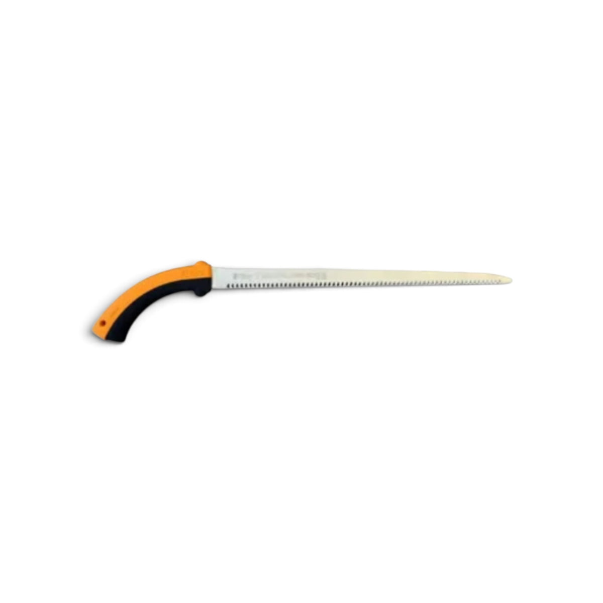 Silky Tsurugi 400mm Straight Sheathed Saw Medium Teeth No.452-40 [Total Length & Blade: 580mm / 400mm / High-Carbon SK95 Steel / 1.8mm Heavy-Duty Slim Blade / Tool-Less Genki Grip / Yellow Accents / Aluminum Sheath Included]