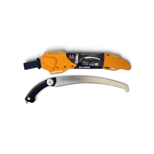 Silky Sugoi 360mm Curved Sheathed Saw XL Teeth No.390-36 [Total Length & Blade: 560mm / 360mm / High-Carbon SK95 Steel / 1.8mm Heavy Blade / High-Vis Yellow Sheath]