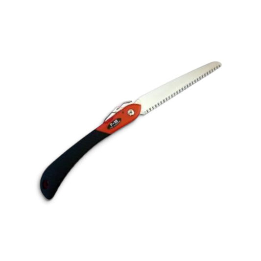 ARS Multi-Purpose Craft & Pruning Saw P-18 [Total Length & Blade: 407mm / 180mm / Weight: 162g / High-Carbon Tool Steel / Hard Chrome Plated / Impulse Hardened / Elastomer Grip]